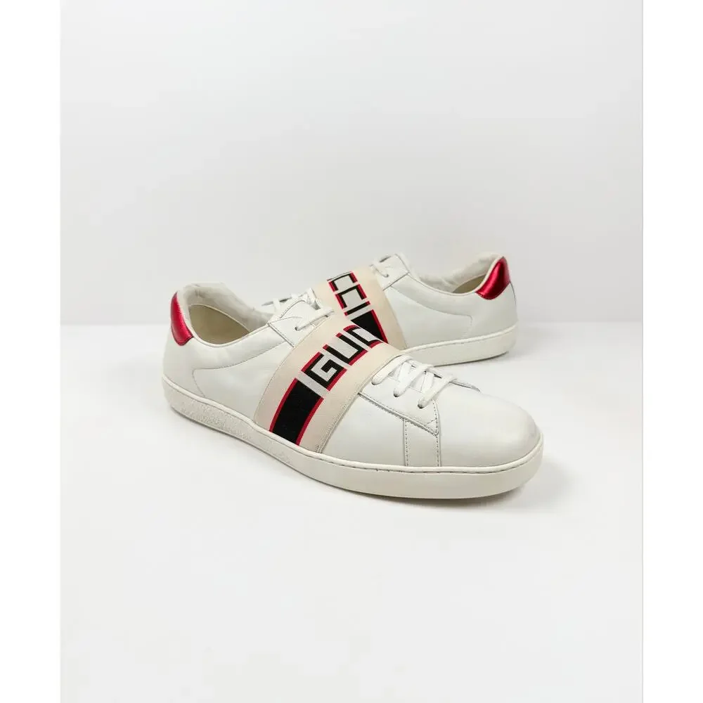 Size 12US  - Gucci Ace Strap Low Top